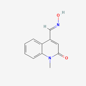B1423687 1-Methyl-2-oxo-1,2-dihydroquinoline-4-carbaldehyde oxime CAS No. 216166-18-6