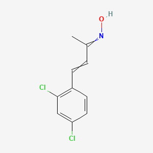 N-[4-(2,4-Dichlorophenyl)but-3-en-2-ylidene]hydroxylamine