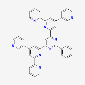 2-Phenyl-4,6-bis(6-pyridin-2-yl-4-pyridin-3-ylpyridin-2-yl)pyrimidine