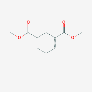 Dimethyl 2-(2-methylpropylidene)pentanedioate