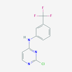 2-Chloro-N-[3-(trifluoromethyl)phenyl]pyrimidin-4-amine