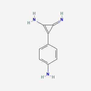 4-(2-Amino-3-iminocycloprop-1-en-1-yl)aniline