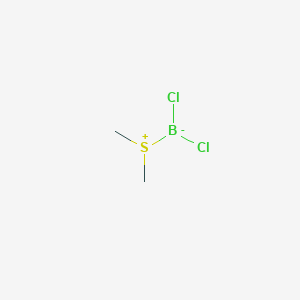 molecular formula C2H6BCl2S B1423711 Dichloro(dimethylsulfonio)boron(1-) CAS No. 63462-42-0