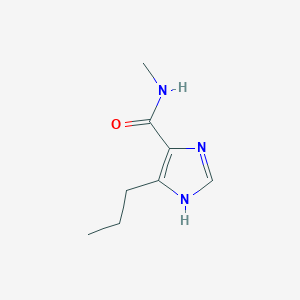 1H-Imidazole-4-carboxamide, N-methyl-5-propyl-(9CI)