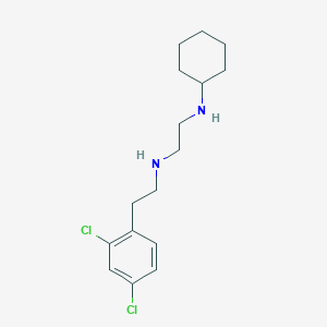 N'-cyclohexyl-N-[2-(2,4-dichlorophenyl)ethyl]ethane-1,2-diamine