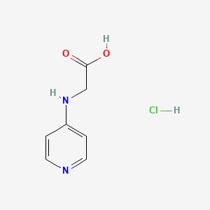 molecular formula C7H9ClN2O2 B1423717 2-(Pyridin-4-ylamino)acetic acid hydrochloride CAS No. 6631-25-0