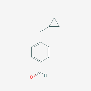 molecular formula C11H12O B142372 4-(Cyclopropylmethyl)benzaldehyde CAS No. 146922-94-3