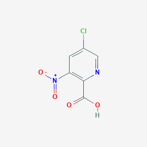 molecular formula C6H3ClN2O4 B1423722 5-Chloro-3-nitropyridine-2-carboxylic acid CAS No. 899423-94-0