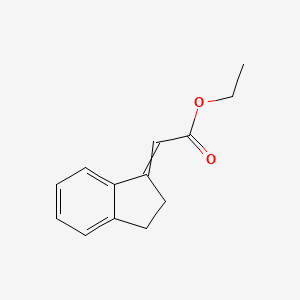 B1423724 Ethyl (2,3-dihydro-1H-inden-1-ylidene)acetate CAS No. 28002-99-5