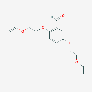 2,5-Bis[2-(ethenyloxy)ethoxy]benzaldehyde