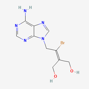 2-[2-(6-Amino-9H-purin-9-yl)-1-bromoethylidene]propane-1,3-diol