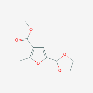 Methyl 5-(1,3-dioxolan-2-yl)-2-methylfuran-3-carboxylate