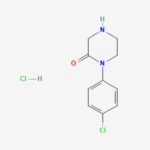 B1423744 1-(4-Chlorophenyl)piperazin-2-one hydrochloride CAS No. 360561-52-0