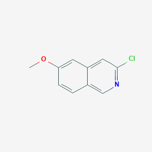 molecular formula C10H8ClNO B1423746 3-氯-6-甲氧基异喹啉 CAS No. 82117-20-2