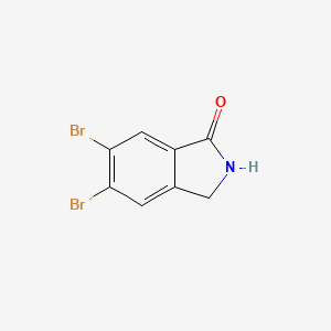 B1423747 5,6-Dibromo-2,3-dihydro-isoindol-1-one CAS No. 954239-43-1
