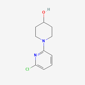 molecular formula C10H13ClN2O B1423750 1-(6-Chloropyridin-2-yl)piperidin-4-ol CAS No. 1220036-23-6
