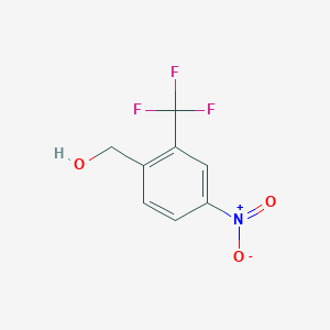 B1423752 (4-Nitro-2-(trifluoromethyl)phenyl)methanol CAS No. 859027-06-8