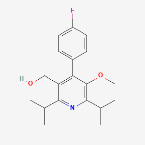 B1423754 2,6-Diisopropyl-4-(4-fluorophenyl)-3-hydroxymethyl-5-methoxypyridine CAS No. 1428126-73-1