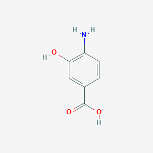 molecular formula C7H7NO3 B142376 4-Amino-3-hydroxybenzoic acid CAS No. 2374-03-0
