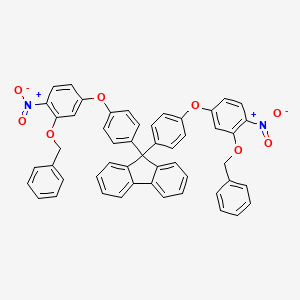 9,9-Bis{4-[3-(benzyloxy)-4-nitrophenoxy]phenyl}-9H-fluorene