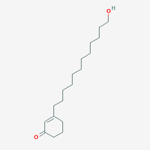 2-Cyclohexen-1-one, 3-(12-hydroxydodecyl)-