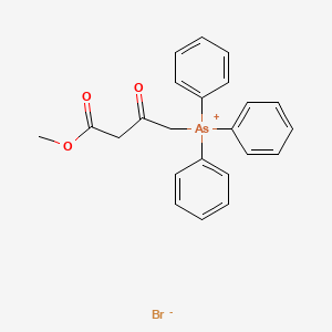 Arsonium, (4-methoxy-2,4-dioxobutyl)triphenyl-, bromide