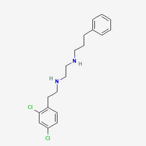 N'-[2-(2,4-dichlorophenyl)ethyl]-N-(3-phenylpropyl)ethane-1,2-diamine