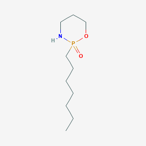 2-Heptyl-1,3,2lambda~5~-oxazaphosphinan-2-one