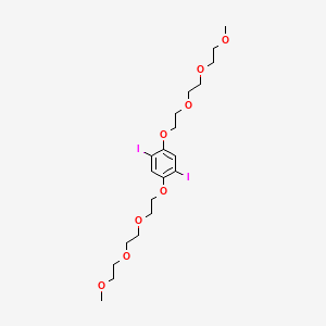 1,4-Diiodo-2,5-bis{2-[2-(2-methoxyethoxy)ethoxy]ethoxy}benzene