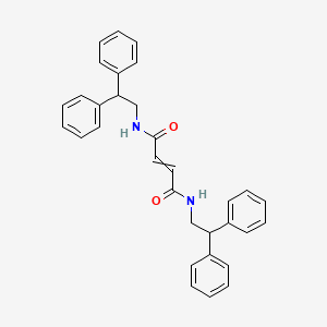 N~1~,N~4~-Bis(2,2-diphenylethyl)but-2-enediamide