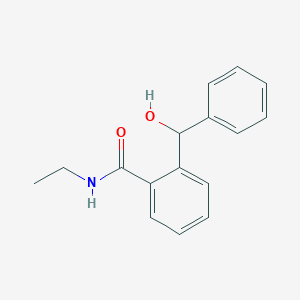 Benzamide, N-ethyl-2-(hydroxyphenylmethyl)-