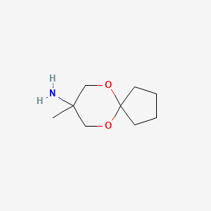 (8-Methyl-6,10-dioxaspiro[4.5]dec-8-yl)amine