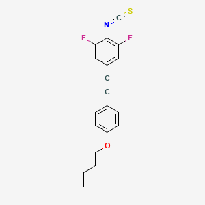 5-[(4-Butoxyphenyl)ethynyl]-1,3-difluoro-2-isothiocyanatobenzene