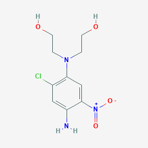 2,2'-[(4-Amino-2-chloro-5-nitrophenyl)azanediyl]di(ethan-1-ol)