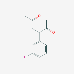 2,5-Hexanedione, 3-(3-fluorophenyl)-