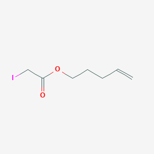 Acetic acid, iodo-, 4-pentenyl ester