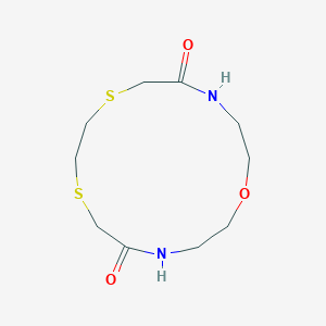 1-Oxa-7,10-dithia-4,13-diazacyclopentadecane-5,12-dione