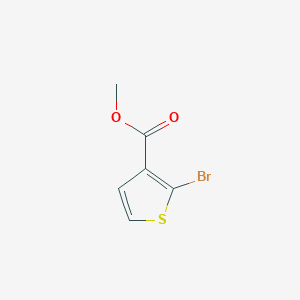 molecular formula C6H5BrO2S B1423785 2-溴噻吩-3-羧酸甲酯 CAS No. 76360-43-5