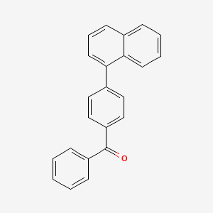 molecular formula C23H16O B14237932 [4-(Naphthalen-1-yl)phenyl](phenyl)methanone CAS No. 273937-69-2