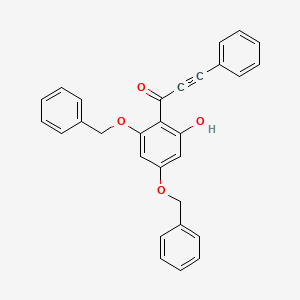 2-Propyn-1-one, 1-[2-hydroxy-4,6-bis(phenylmethoxy)phenyl]-3-phenyl-