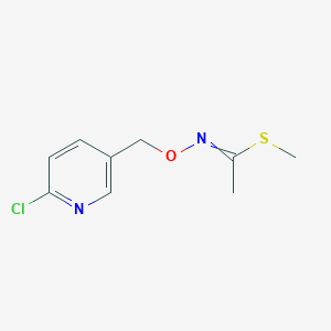 Methyl N-[(6-chloropyridin-3-yl)methoxy]ethanimidothioate