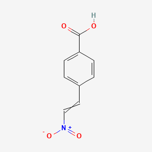molecular formula C9H7NO4 B1423806 苯甲酸，4-(2-硝基乙烯基)- CAS No. 3179-11-1