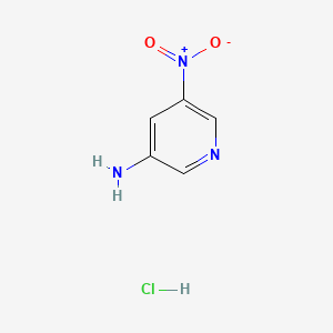 molecular formula C5H6ClN3O2 B1423818 5-硝基-吡啶-3-胺盐酸盐 CAS No. 1220040-21-0