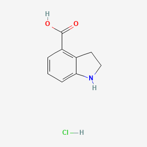 molecular formula C9H10ClNO2 B1423821 吲哚-4-甲酸盐酸盐 CAS No. 1187933-04-5