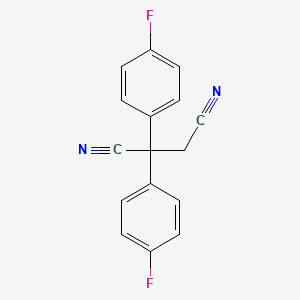 2,2-Bis(4-fluorophenyl)butanedinitrile