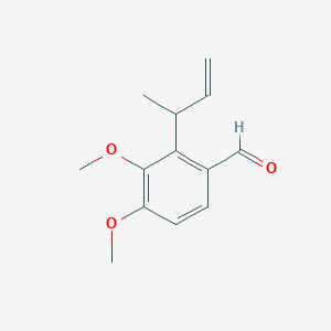 2-(But-3-en-2-yl)-3,4-dimethoxybenzaldehyde