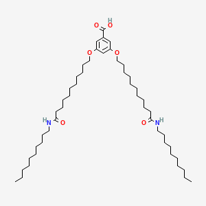 3,5-Bis{[11-(decylamino)-11-oxoundecyl]oxy}benzoic acid