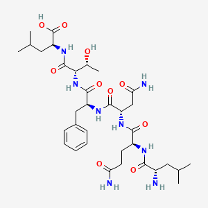 L-Leucine, L-leucyl-L-glutaminyl-L-asparaginyl-L-phenylalanyl-L-threonyl-