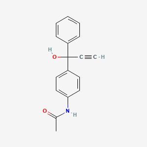 N-[4-(1-Hydroxy-1-phenylprop-2-yn-1-yl)phenyl]acetamide