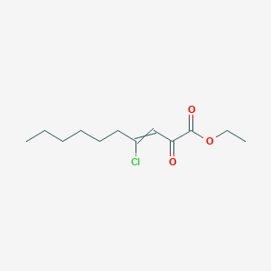 Ethyl 4-chloro-2-oxodec-3-enoate